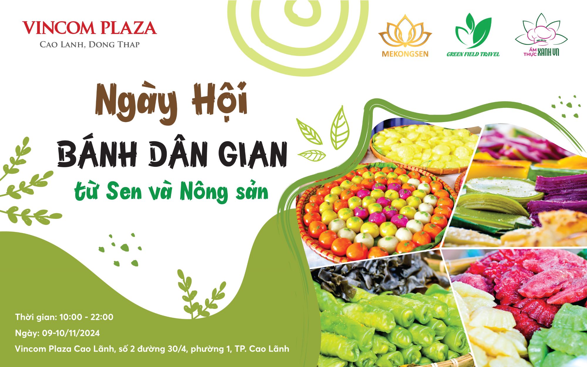 Ngày Hội Bánh Dân Gian Từ Sen Và Nông Sản